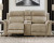 Ashley Next-Gen DuraPella Slate Adjustable Power Reclining Loveseat with Console