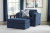 Benchcraft Evansley Navy Chair and Ottoman