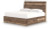 Ashley Zadilyn Brown King Panel Bed with Storage