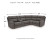 Ashley Next-Gen Durapella Slate 5-Piece Power Reclining Sectional 61003/46(2)/58/62/77
