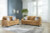 Benchcraft Erinslane Honey Sofa and Loveseat