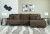 Ashley Top Tier Chocolate 3-Piece Reclining Sectional Sofa Chaise 92705/05/41/46