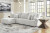 Ashley Top Tier Chocolate 3-Piece Reclining Sectional Sofa Chaise 92705/05/41/46