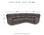 Ashley Next-Gen Durapella Slate 4-Piece Power Reclining Sectional