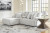 Ashley Top Tier Chocolate 3-Piece Reclining Sectional Sofa with Chaise