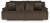 Ashley Top Tier Chocolate 2-Piece Reclining Sectional Loveseat