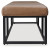 Ashley Joston Caramel Accent Bench