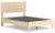 Ashley Cabinella Tan Full Platform Panel Bed, Dresser and Nightstand