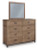 Benchcraft Tomtyn Light Brown Dresser and Mirror