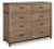 Benchcraft Tomtyn Light Brown Dresser