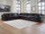 Ashley Emilia Black 6-Piece Sectional