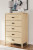 Ashley Cabinella Tan Full Panel Headboard, Dresser, Chest and Nightstand