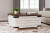 Ashley Wystfield White Brown Coffee Table