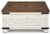 Ashley Wystfield White Brown Coffee Table