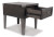 Ashley Todoe Dark Gray End Table with USB Ports & Outlets