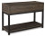 Ashley Johurst Grayish Brown Sofa/Console Table