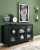 Ashley Rowanbeck Black Dining Table and 6 Chairs with Storage