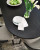 Ashley Rowanbeck Black Dining Table and 6 Chairs with Storage