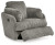 Ashley Tie-Breaker Fog Swivel Glider Recliner