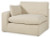 Elyza Linen 2-Piece Sectional with Ottoman