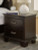 Ashley Covetown Dark Brown Full Panel Bed, Dresser and 2 Nightstands