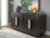 Ashley Elliston Espresso Brown Accent Cabinet
