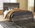 Wynnlow Gray Queen Panel Bed with 2 Nightstands