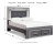 Ashley Lodanna Gray Full Panel Bed with 2 Storage Drawers