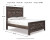 Ashley Wynnlow Gray Queen Crossbuck Panel Bed
