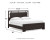Ashley Covetown Dark Brown California King Panel Bed with Dresser and Nightstand