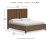 Cabalynn Light Brown King Panel Bed with Storage with Mirrored Dresser and Chest