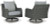 Ashley Elite Park Gray Outdoor Swivel Lounge with Cushion