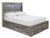 Ashley Baystorm Gray Full Panel Bed with 6 Storage Drawers