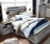 Ashley Baystorm Gray Full Panel Bed with 6 Storage Drawers