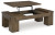 Ashley Rosswain Warm Brown Lift-Top Coffee Table