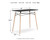 Ashley Jaspeni White Natural Home Office Desk
