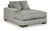 Ashley Lindyn Fog 4-Piece Sectional with Double Chaise