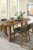 Ashley Cabalynn Light Brown Counter Height Dining Table and 4 Barstools