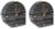 Ashley Janmour Black Table Clock (Set of 2)