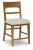 Ashley Cabalynn Two-tone Brown Counter Height Barstool (Set of 2)