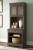 Ashley Janismore Weathered Gray Bookcase