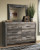 Ashley Wynnlow Gray Dresser and Mirror