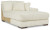 Ashley Lindyn Ivory 4-Piece Sectional with Chaise