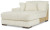 Ashley Lindyn Ivory 4-Piece Sectional with Chaise 21104/16/46/65/77