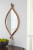 Ashley Bartner Antique Gold Finish Accent Mirror