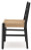 Ashley Isanti Light Brown Black Dining Chair (Set of 2)