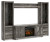 Ashley Wynnlow Gray 4-Piece Entertainment Center with Electric Fireplace W100/101/W440/24(2)/27/68