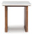Isanti Light Brown White Coffee Table with 2 End Tables