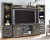 Ashley Wynnlow Gray 4-Piece Entertainment Center W440/24(2)/27/68