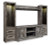 Ashley Wynnlow Gray 4-Piece Entertainment Center W440/24(2)/27/68